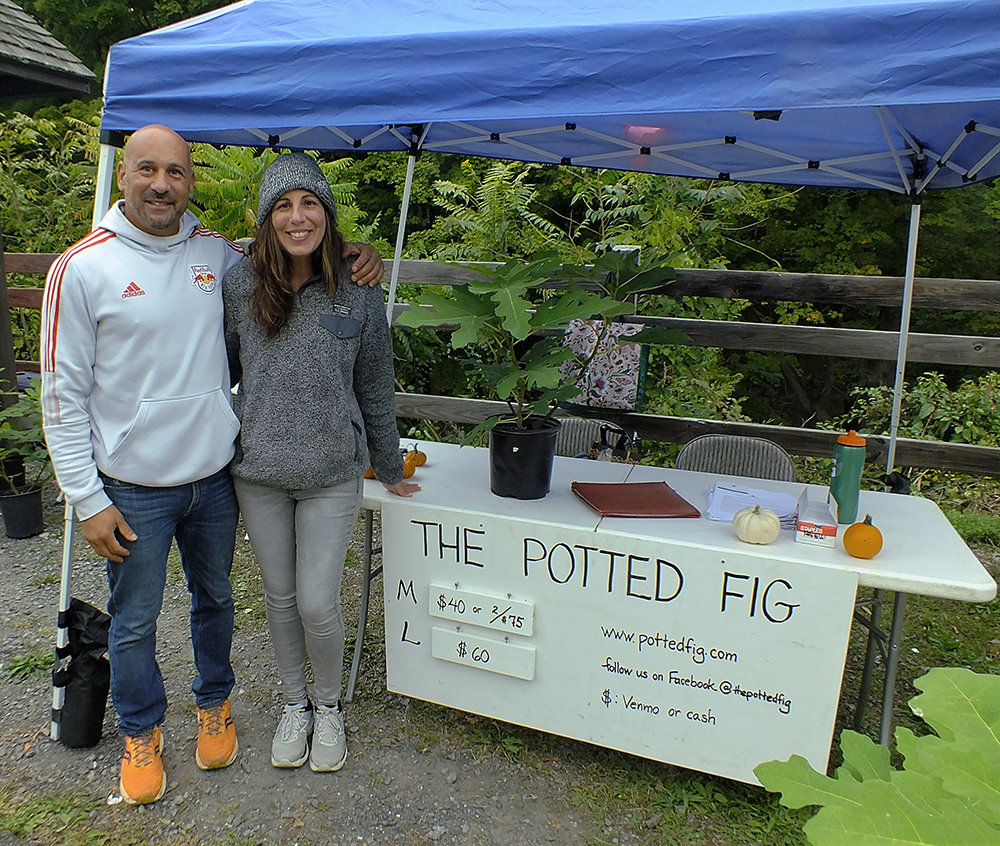 Michael and Filomena Fanelli sold their fig trees at the event.